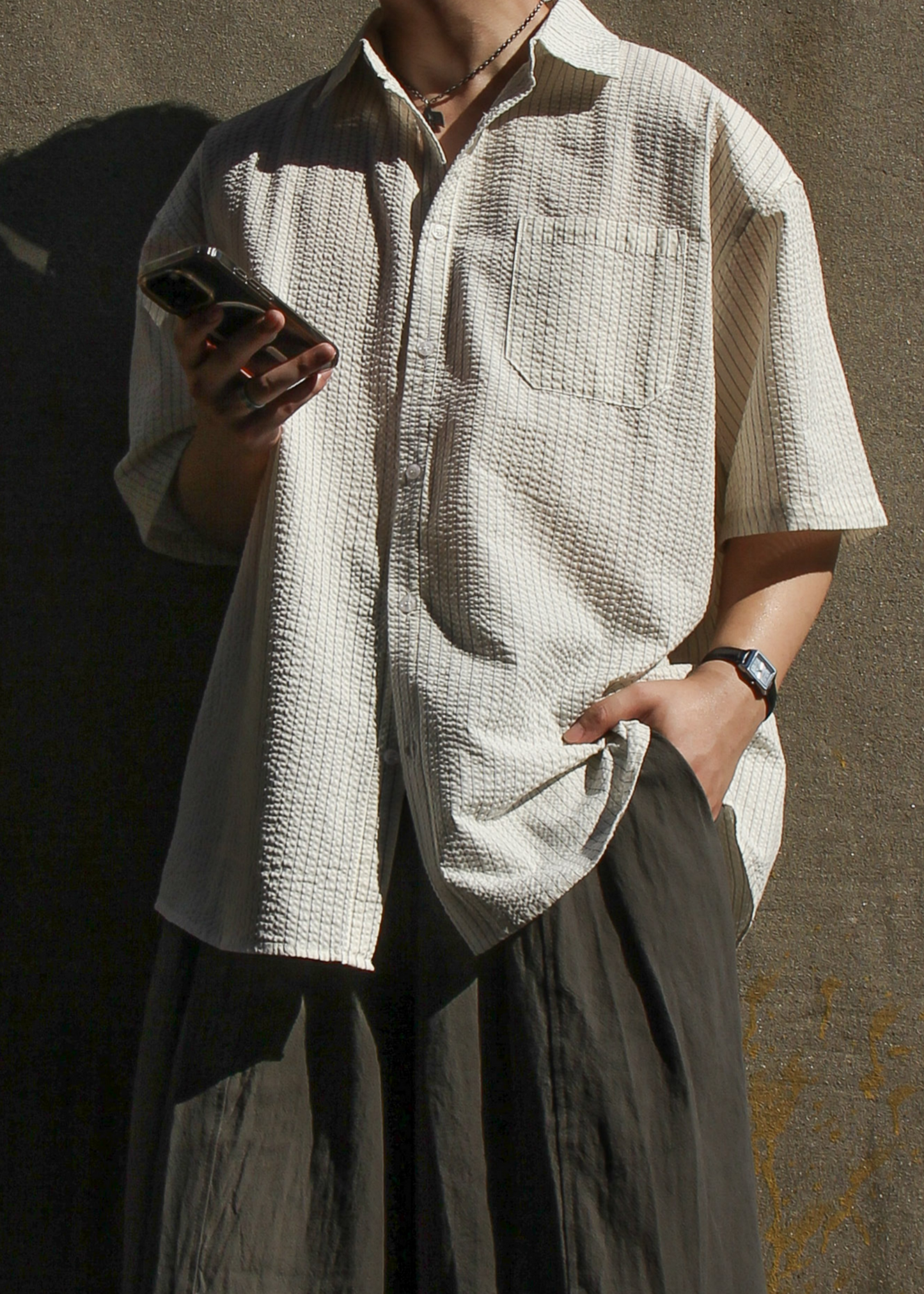 Seersucker Summer Kara Shirt