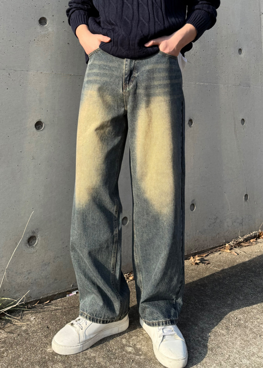 Yellow Tinted Tailored Denim