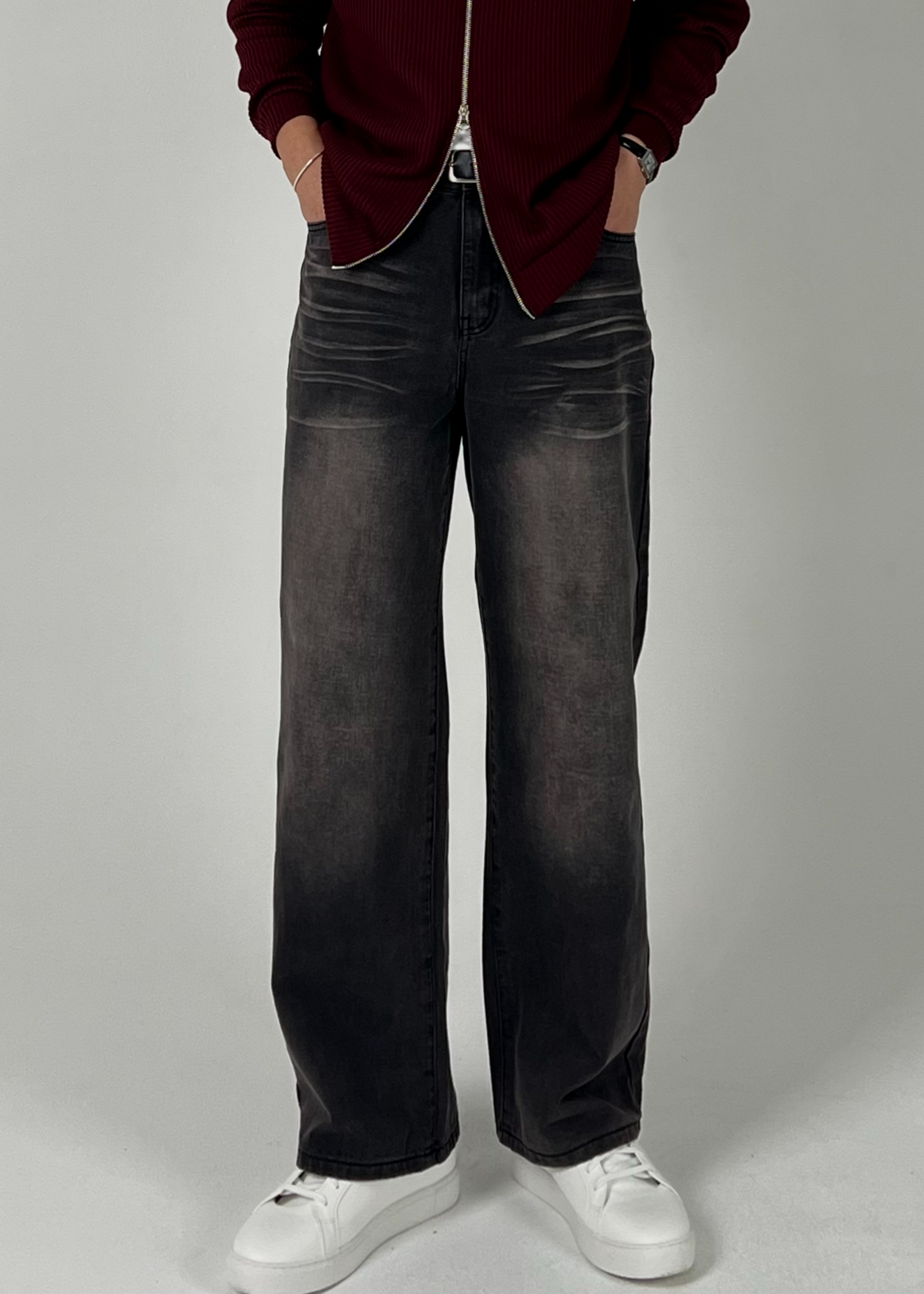 Wide Brush Washing Denim